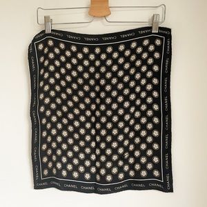 Chanel Vintage Silk Scarf